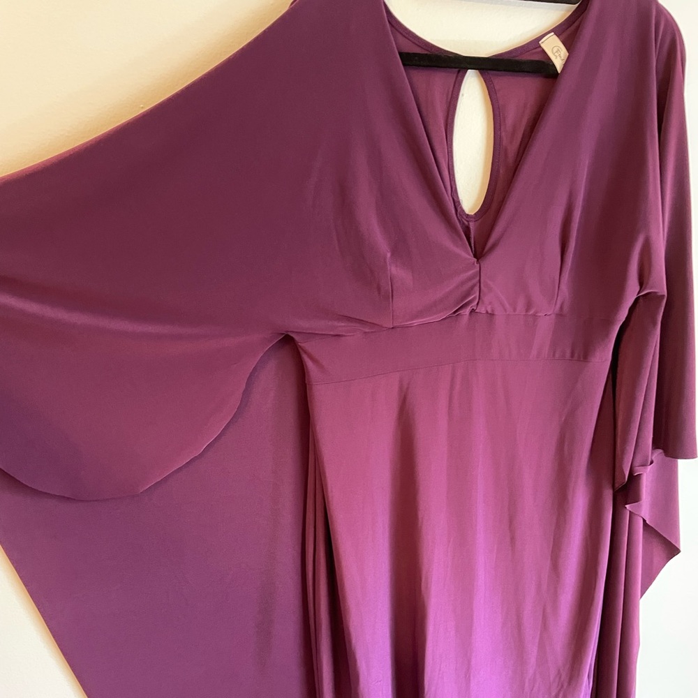 Purple Cape Dress ~ Find Me Plus ~ Goth Witch She-TA Princess Realness